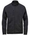 FHZ-1 Stormtech Avalante Full Zip Knitted Fleece Jacket Black Heather colour image